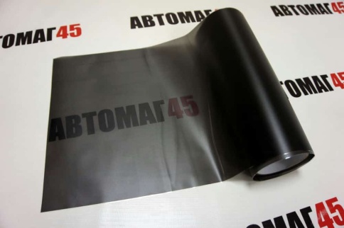 Пленка  для фар матовая черная 1м х 0,3м    фото 5