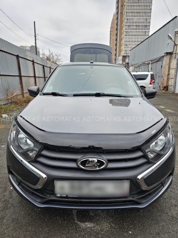 VAD дефлектор капота Лада Granta Гранта FL c 2018-2025г с новым крепежом    фото 5