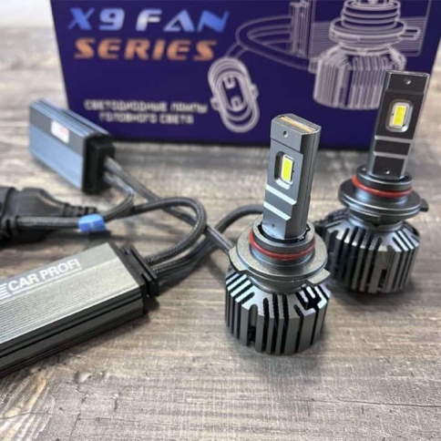 Carprofi X9 лампы LED 2шт HB3 (9005) 12В 40W 5000K 5000Lm гарантия 6мес    фото 6