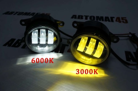 SALMAN  2 реж. 3000 6000K Фары п/туманные Лада Vesta X-Ray и иномарки LED 50W 480 2шт гарант 6 мес фото 1