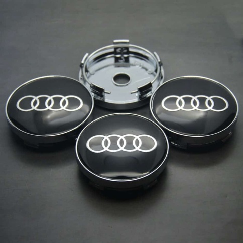 Колпачок ступицы Audi 60/57 черный Tech Line кик слик NZDK 009 фото 1