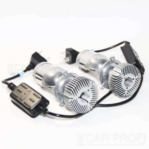 Carprofi светодиодные лампы LED линза модуль 2шт G1 1.4" H4 12В 30W 5100K 5500Lm гар 6мес фото 12