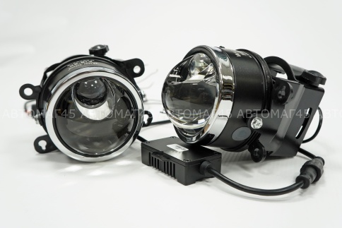 Ruzoom F18h-6k Фары п/туманные линза  Lada Vesta и иномарки LED 30/42W 2600/5900LM 2шт гарант 6 мес фото 4