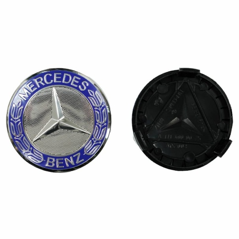 Колпачок ступицы Mercedes 7,5см 74/69 синий BC-001c (113070) фото 1