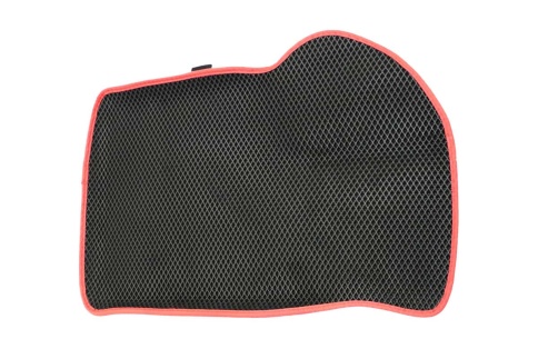 EVA ЭВА 3D коврики в салон ВАЗ 2109 2114 2115 черный рис красный кант ромб комплект 5шт    фото 2