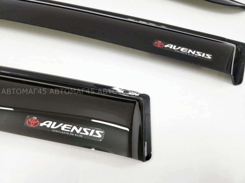 VAD  дефлекторы окон Toyota Avensis 2 Тойота Авенсис 2 седан 2003-2009г комплект 4шт    фото 2