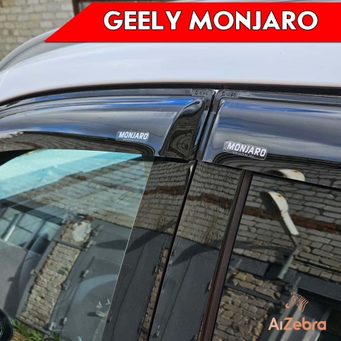 VAD  дефлекторы окон Geely Monjaro Джили Монжаро с 2022г-н.в. комплект 4шт    фото 5