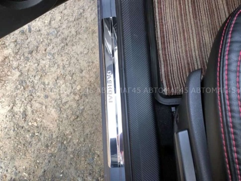 LIDER  Накладки на пороги  Nissan Qashqai Ниссан Кашкай 2006-2013г 4 шт нержавейка    фото 5