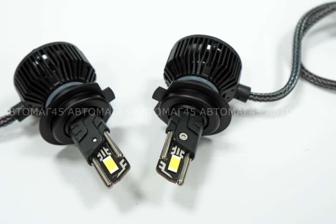 Ruzoom T55  светодиодные лампы LED 2шт H7 12В 55W 6000K 5500Lm гарантия 6мес    фото 4