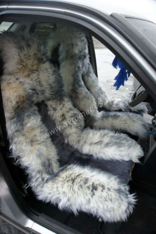 Maximal Накидки  комбинированные середина темно-серая бока палевые 140х50см 2шт    фото 4