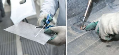 U-pol  алюминиевая сетка для ремонта кузовных деталей    фото 2