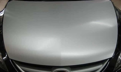 KSF  Автовинил шлифованный алюминий серебро 1м х 1,5м    фото 3