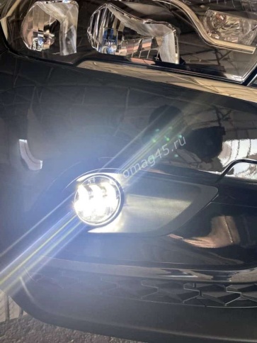 C2R  Фары п/туманные 5 линз LED Vesta Веста Лада X-Ray иномарки LED 60W 4800LM 2шт гарантия 3мес фото 3