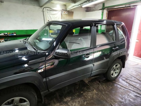 VAD дефлекторы окон Шевроле Нива 09-20г Chevrolet Niva Travel с 20г  комплект 4шт    фото 6