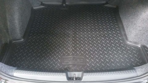 NorPlast коврик в багажник полиуретан Volkswagen POLO Фольцваген Поло седан 2010-2020г    фото 3