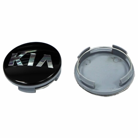 Колпачок ступицы Kia 58/55 черный QY-009 (208238) фото 2