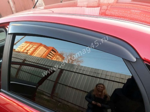 ANVair  дефлекторы окон Лада Vesta Веста седан комплект 4шт    фото 7