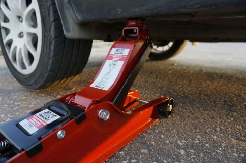 AVS домкрат 3т гидравлический подкатной высота 85-381мм FJ-3000L   фото 3