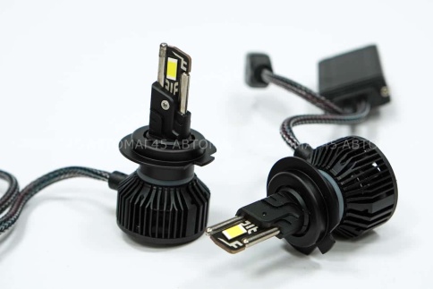 Ruzoom T55  светодиодные лампы LED 2шт H7 12В 55W 6000K 5500Lm гарантия 6мес    фото 7