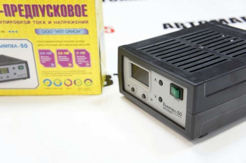 Вымпел-50 З/У для АКБ 15А до 180а/ч Автомат Светодиод-й дисплей Предпусковой запуск ориг гарант 1год фото 2