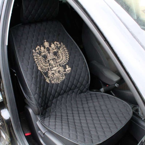 Чехлы  накидки на сиденье серия G лен черный бежевая/белая нитка комплект 5 шт фото 1