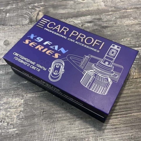 Carprofi X9 лампы LED 2шт H11 12В 40W 5000K 5000Lm гарантия 6мес    фото 2