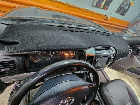 Накидка на панель Toyota Land Cruiser Prado Ленд Крузер Прадо J120 2002-2009г 2.7 двигатель карпет фото 5