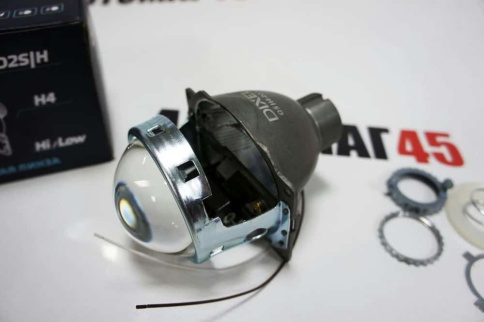 Dixel  Би-ксеноновая линза Q5 H4-D2S D4S 3.0 дюйма 1шт   фото 2