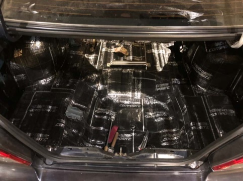 Turbo Composite M4  вибропласт толщина 4мм 500х700мм 60 микрон    фото 2