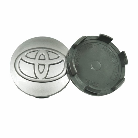 Колпачок ступицы Toyota 60/57 серебро TechLine КиК Слик (198787) фото 3