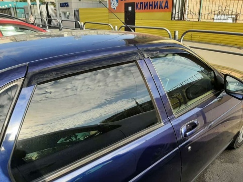 ANVair  дефлекторы окон ВАЗ 2110 2112 Лада Приора седан хэтчбек комплект 4шт    фото 4