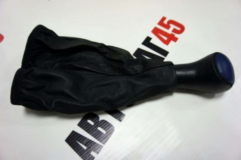 Skyway  Ручка КПП с чехлом ВАЗ 2108 21099 экокожа черно-синяя    фото 2