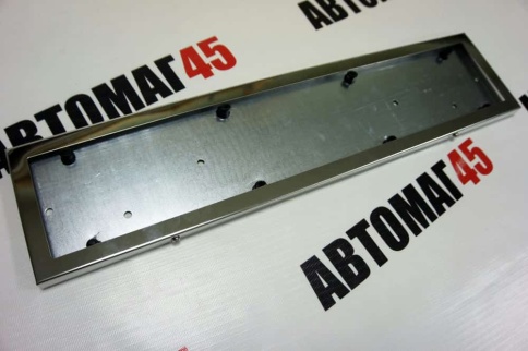 Sal-man рамка номерного знака нержавейка хром    фото 1