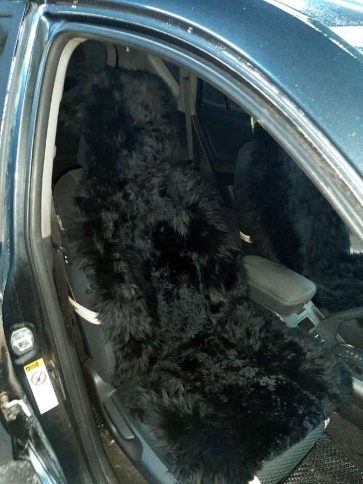 Автоцентр Накидки  комбинированные черный 140x50см 2шт  фото 3