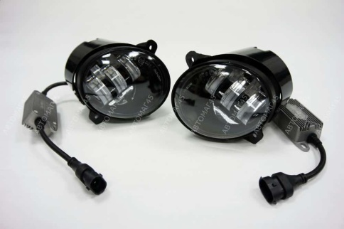 SALMAN  Фары п/туманные 5 линз Kalina Лада Granta Гранта Datsun LED 60W 4800LM 2шт гарант 6 мес фото 1
