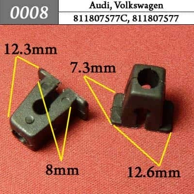 0008 Клипса пистон для Audi Volkswagen фото 1