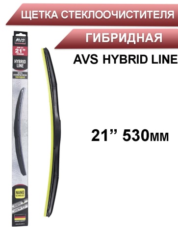 AVS  щетка стеклоочистителя Hybrid Line гибридная 530мм    фото 1