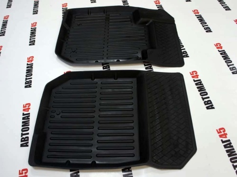Коврики  в салон передние Largus Ларгус Logan Sandero Sandero Stepway Duster Nissan Terrano 2шт фото 4