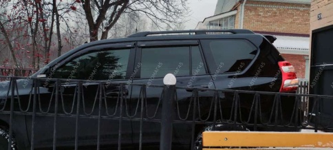 VAD  дефлекторы окон Toyota Land Cruiser Prado J150 Тойота Ленд Крузер Прадо 2009-2022г комплект 4шт фото 5