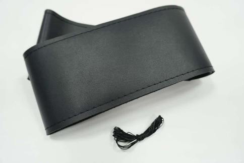 C2R Оплетка  руля под шнуровку экокожа темно-синяя C1114    фото 1