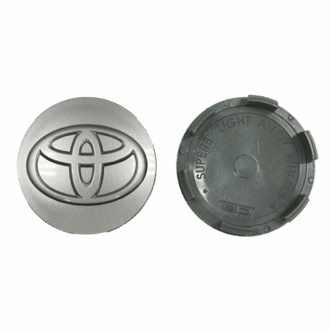 Колпачок ступицы Toyota 60/57 серебро TechLine КиК Слик (198787) фото 1