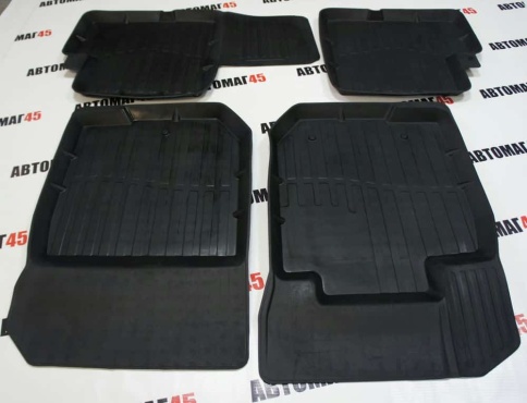 Коврики в салон Renault Logan 04-14г 1 покол-е Renault Sandero/Stepway до 15г Lada Largus компл 4шт фото 3