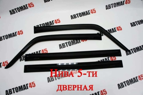 ANVair  дефлекторы окон ВАЗ 2131 Нива пятидверная комплект 4шт    фото 2
