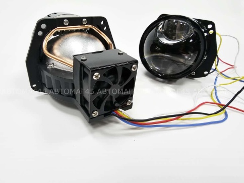 Ruzoom светодиодные Би-Led линзы 3.0" 12V 50W/60W 6500K 6000Lm 2шт гарантия 12 мес фото 4