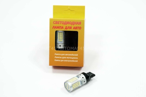 C2R  лампа светодиодная T20 21/5W не биполяр 119SMD canbus без цоколя 5000K 420Lm двухконт белая 2шт фото 2