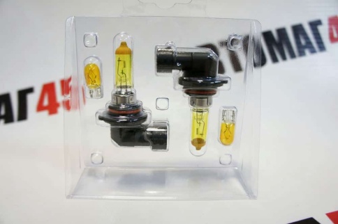 SVS  лампа HВ4 Yellow 12V 55W 3000K 2шт    фото 4