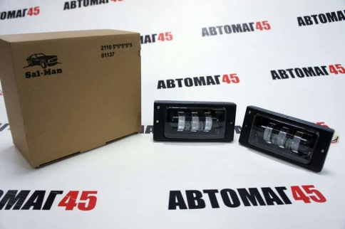 SALMAN  Фары п/туманные 5 линз ВАЗ 2110 2112 2113 2115 Нива Шевроле 60W 5500LM 2шт гарант 6 мес фото 1