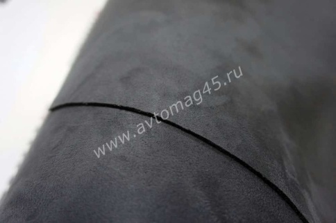 Алькантара  на поролоне темно-серая 1м х 1,5м АКЦИЯ фото 4