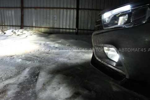 C2R  Фары п/туманные 5 линз LED Vesta Веста Лада X-Ray иномарки LED 60W 4800LM 2шт гарантия 3мес фото 19