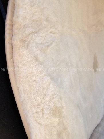 Рус Автотренд  Накидка  задний ряд короткий ворс бежевый шерсть 40% 3шт   фото 3